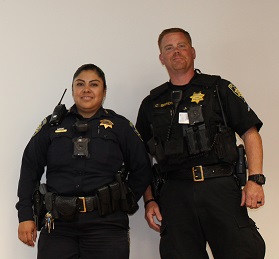 Officer Curran with fellow officer